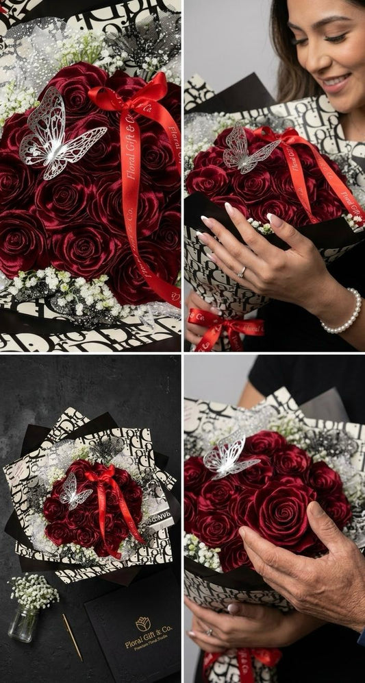 Luxury Red Rose Bouquet