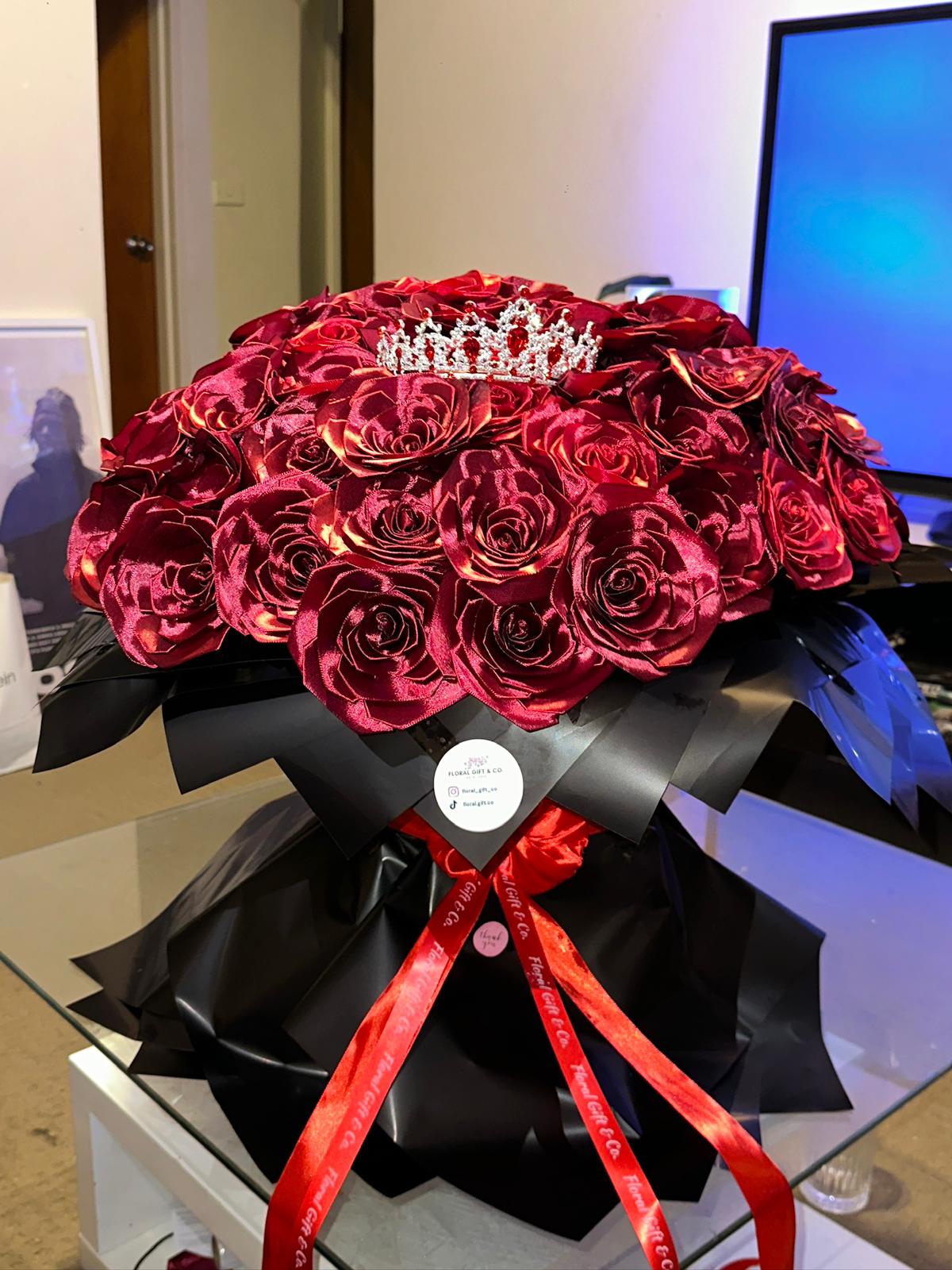100 Piece Eternal Roses (Forever Yours) — Glitter-Free