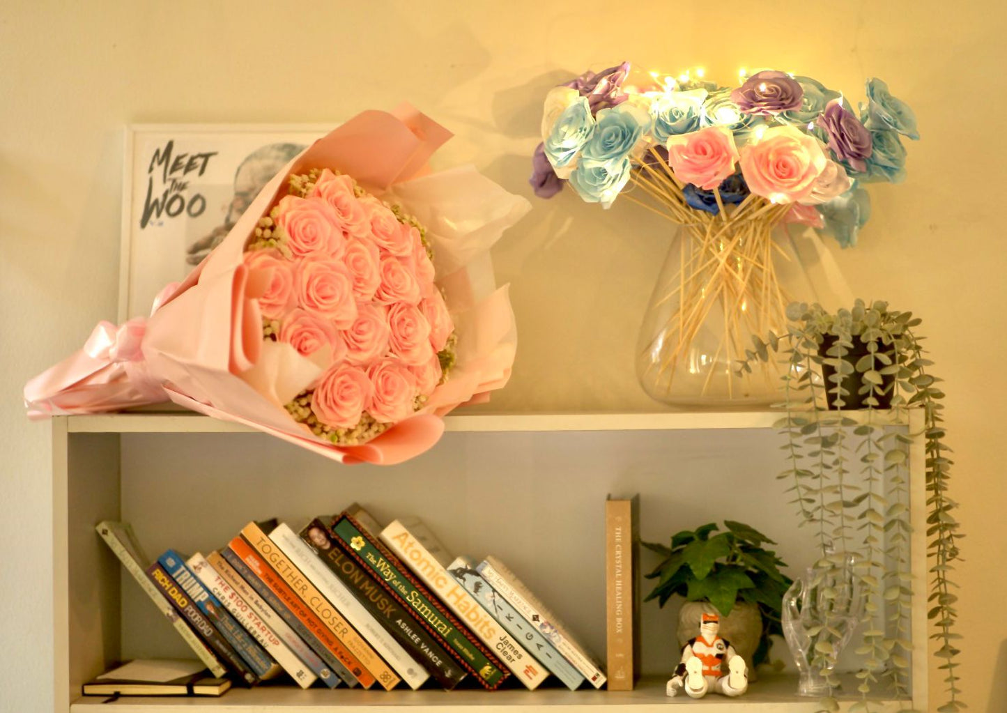 15 Piece Eternal Roses with Gypsy (Crush Overload)— Glitter-Free